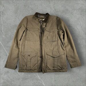 J. Crew Olive Green Waxed Jacket